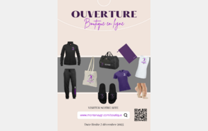 Boutique ouverte